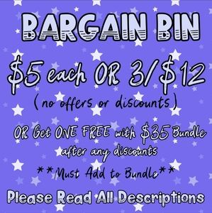*BARGAIN BIN* PLZ READ ALL DESCRIPTIONS